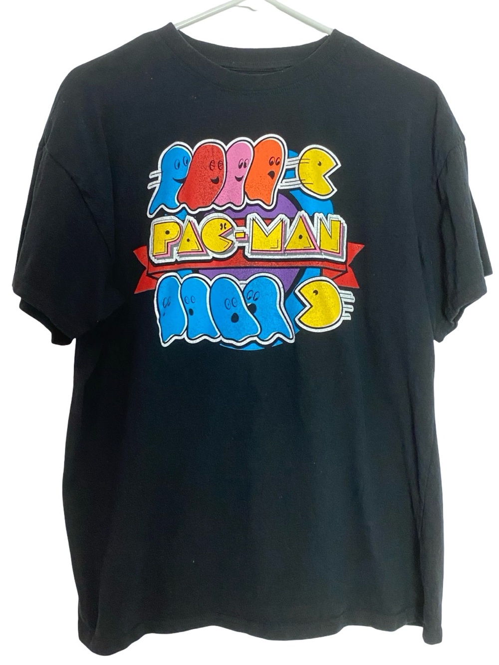 PAC Man Cool Tee Tshirt Mens Unisex Size XL Retro 80s Style Chest 21 Length 26